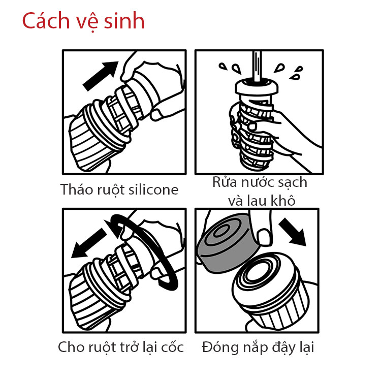 cách vệ sinh Cốc thủ dâm cao cấp Tenga Airtech Twist